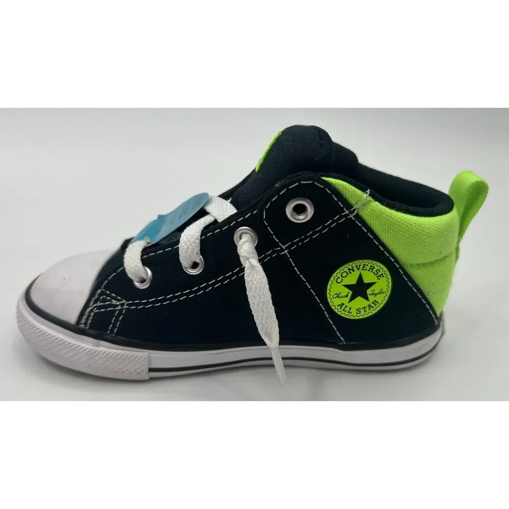 Converse Chuck Taylor All Star Axel Black Green Toddler Shoes Size 10